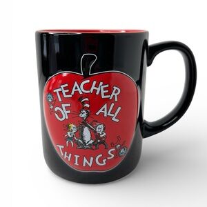 Dr. Seuss Cat in the Hat Coffee Mug Thing 1 Thing 2 Teacher Gift 16 ounce Cup